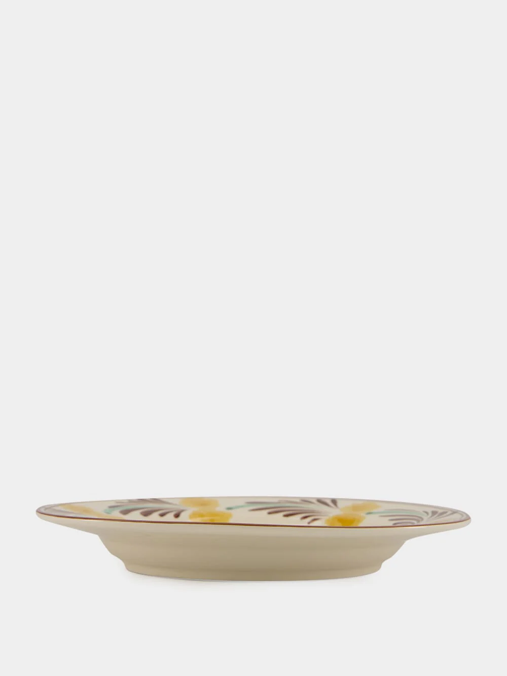Yellow and Brown Farm Ceramic Dinner Plate - Image 3