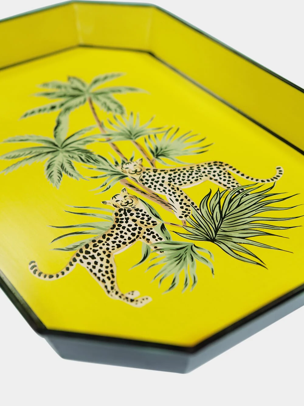 Fauna Iron Tray Leopards 43cm - Image 2
