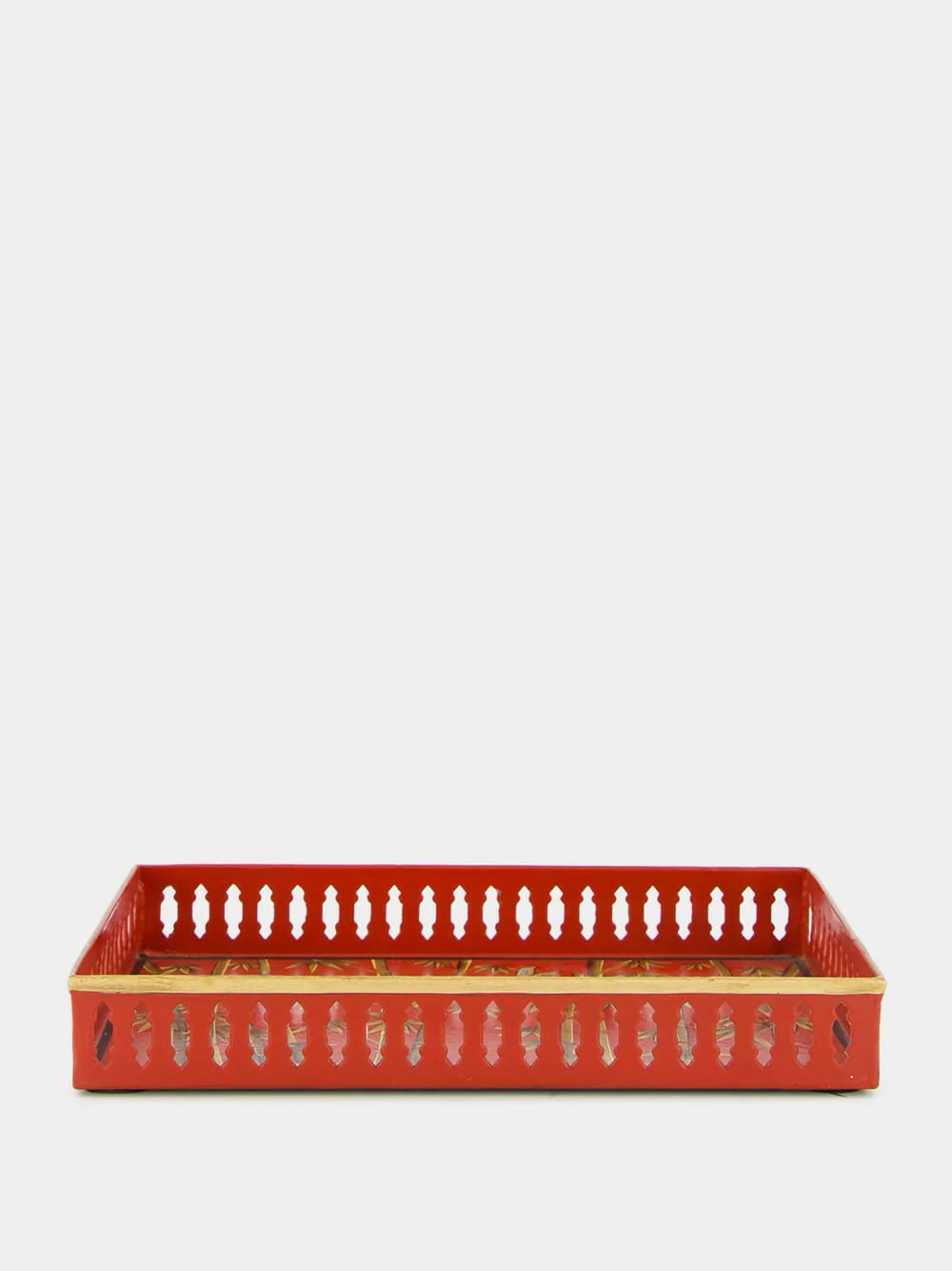 Flora iron tray Bamboo 23cm - Image 2