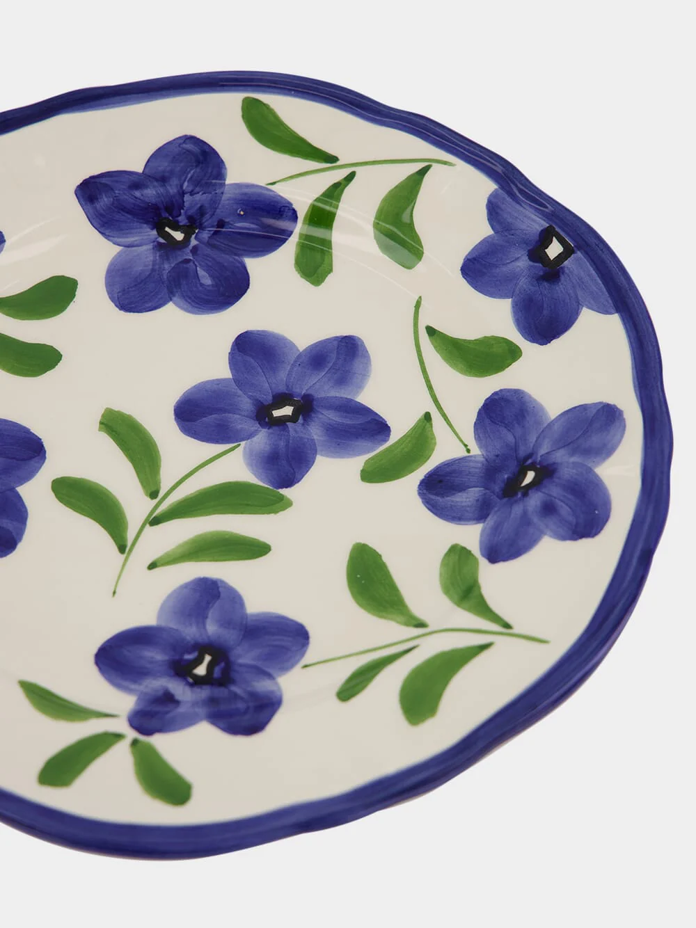 Floral-Print Ceramic Dinner Plate - Image 4