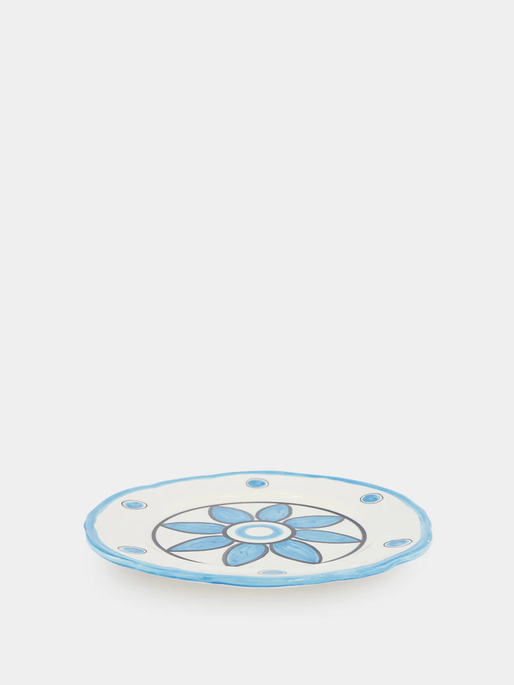 Floral-Print Ceramic Dessert Plate - Image 3