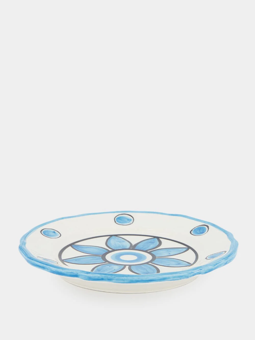 Floral-Print Ceramic Dinner Plate - Image 2