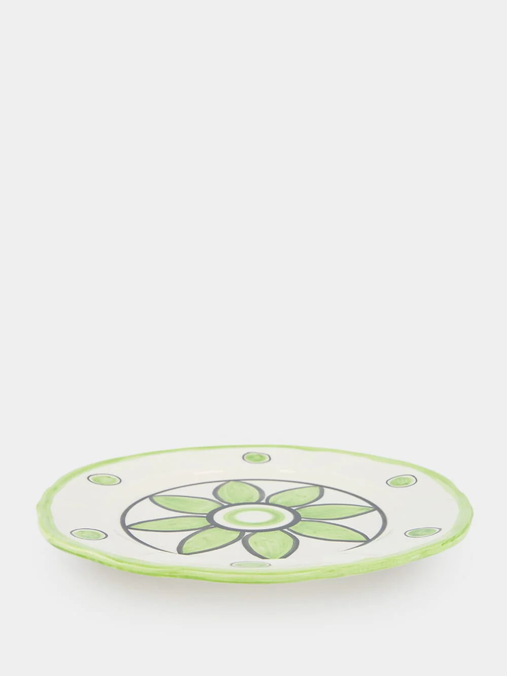 Floral-Print Ceramic Dinner Plate - Image 2