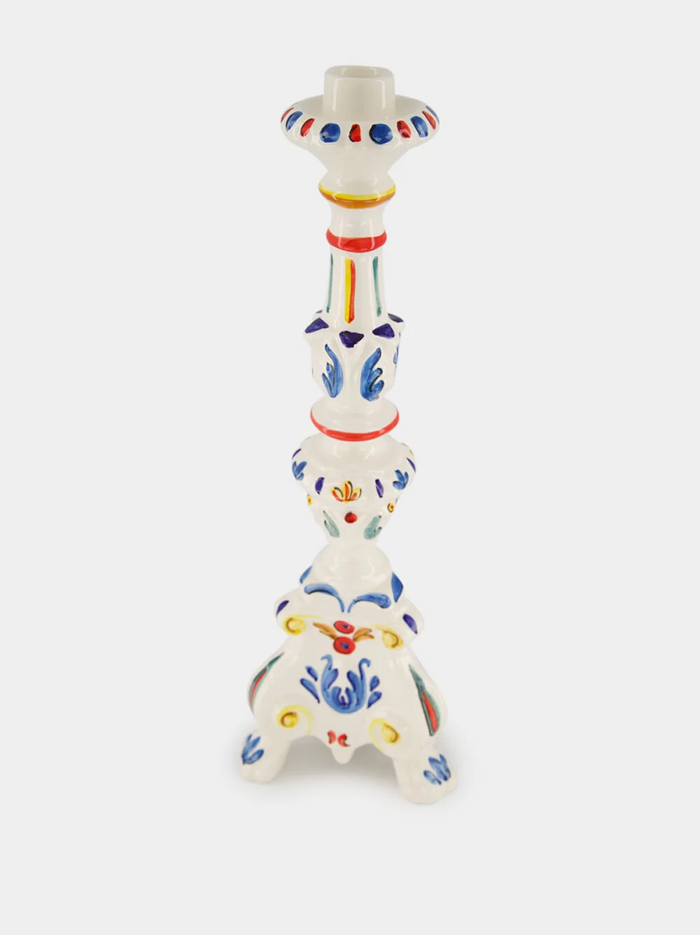 Handpainted Ceramic Candleholder - Image 2