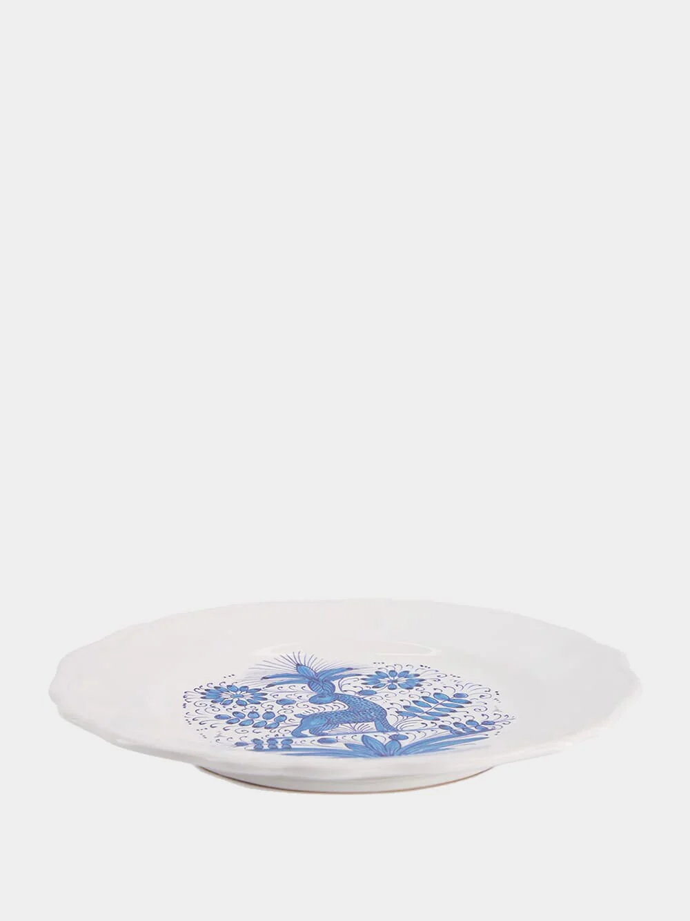 Handpainted Ceramic Christmas Dinner Plate - Image 2