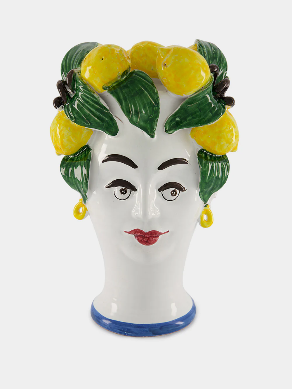 Handpainted Women Sculpture Vase