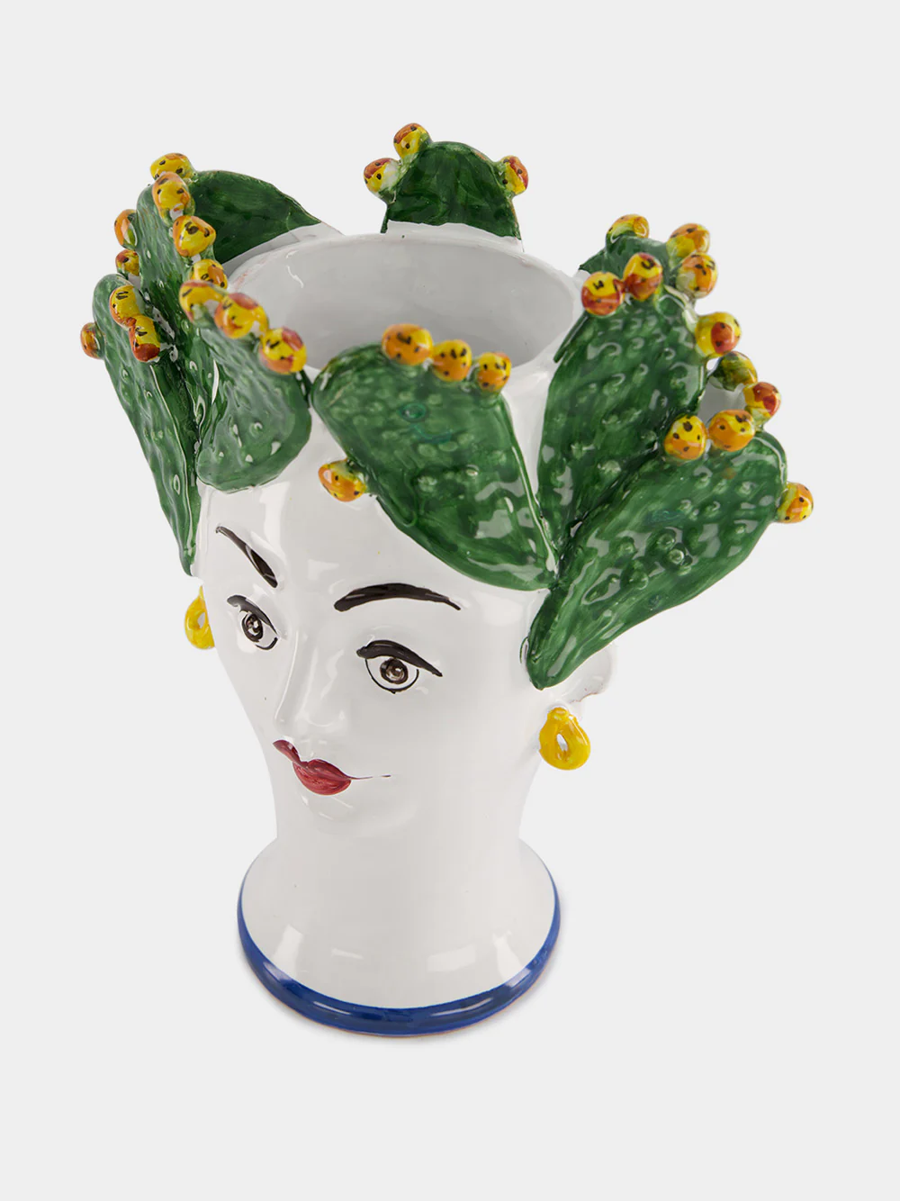 Handpainted Women Sculpture Vase - Image 2