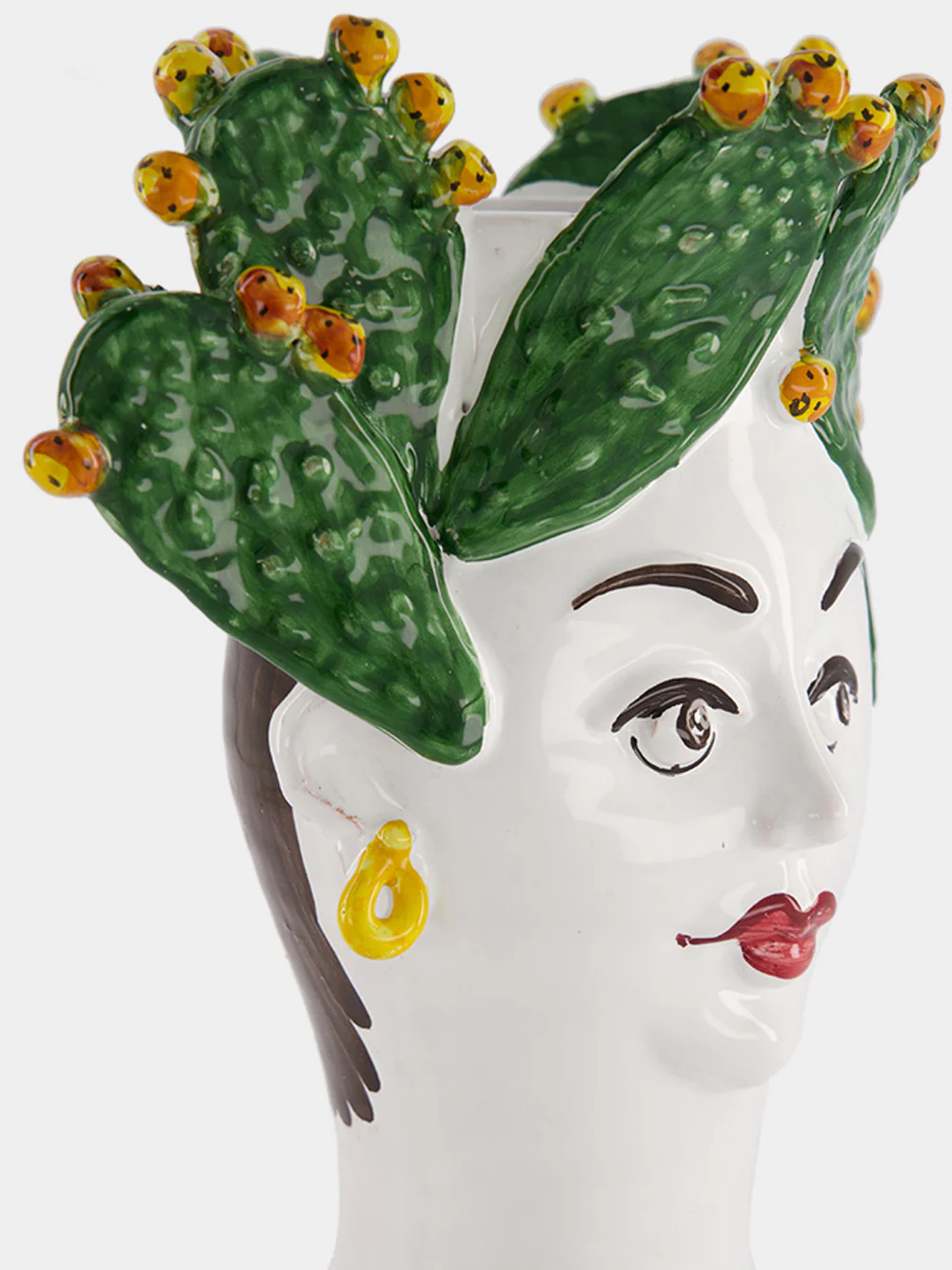 Handpainted Women Sculpture Vase - Image 4