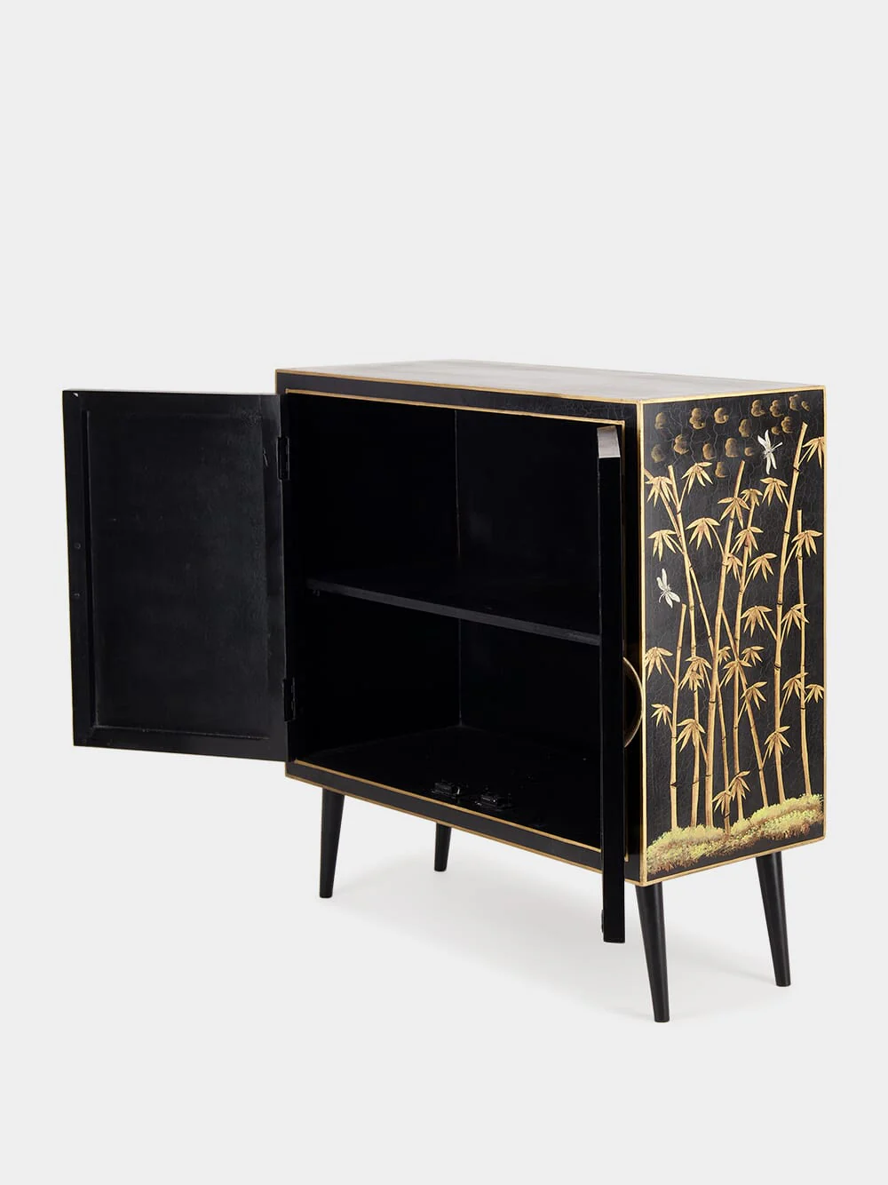 Black Bamboo Cabinet - Image 2