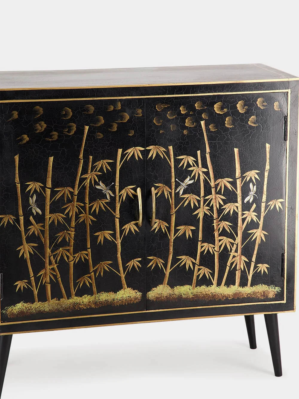 Black Bamboo Cabinet - Image 4