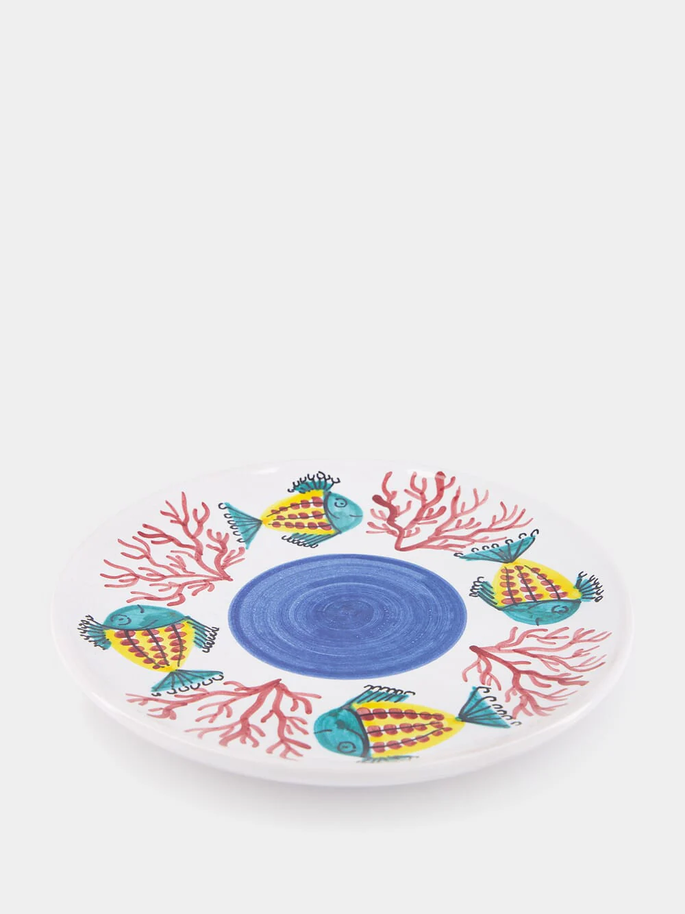 Blue Sicily Handpainted Dinner Plate - Image 2
