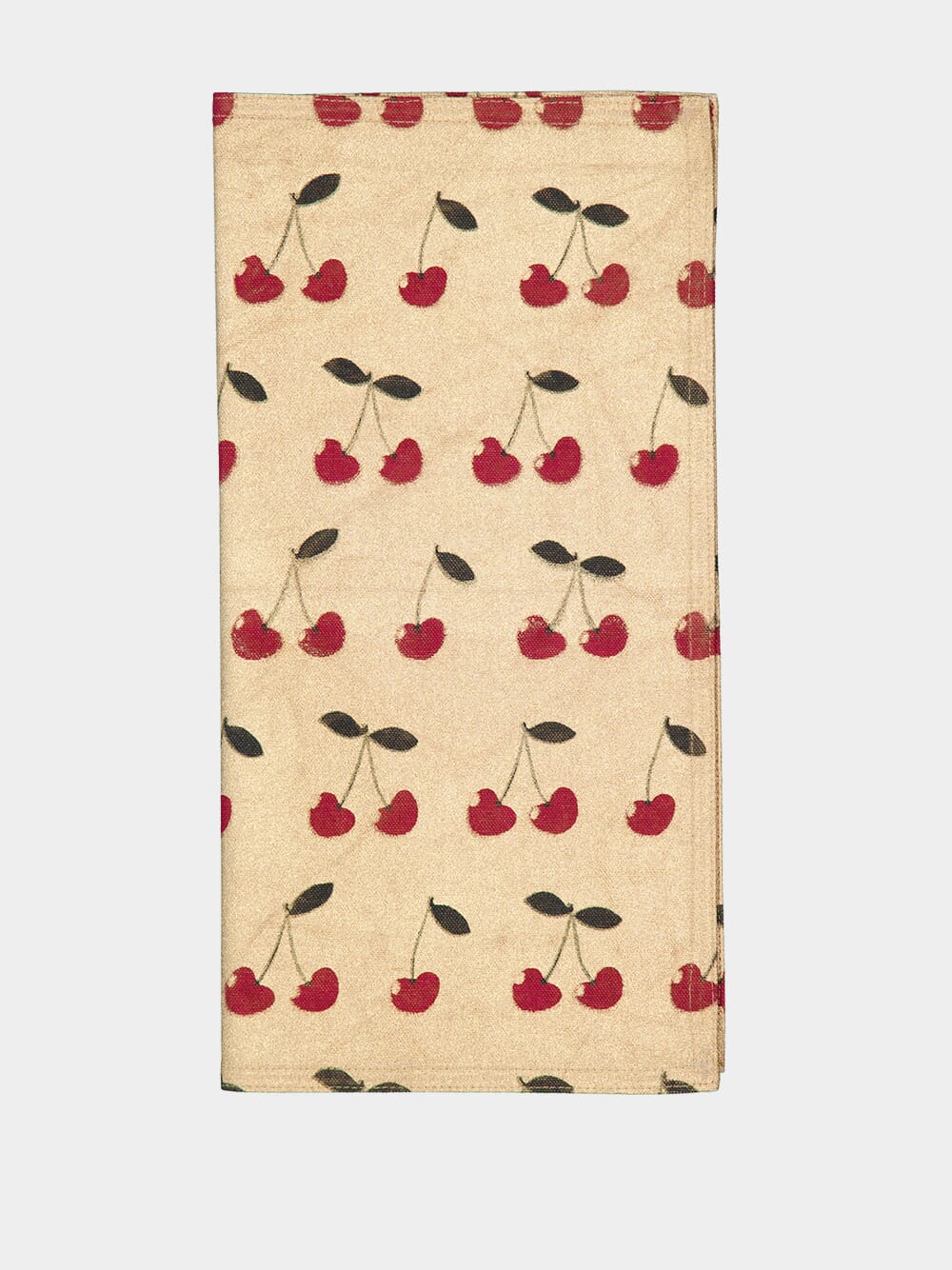 Cotton Napkin with Cherry Print - Image 2