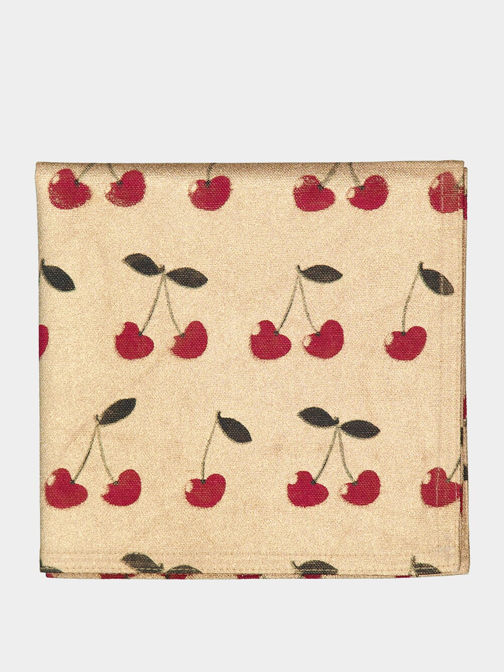 Cotton Napkin with Cherry Print - Image 3