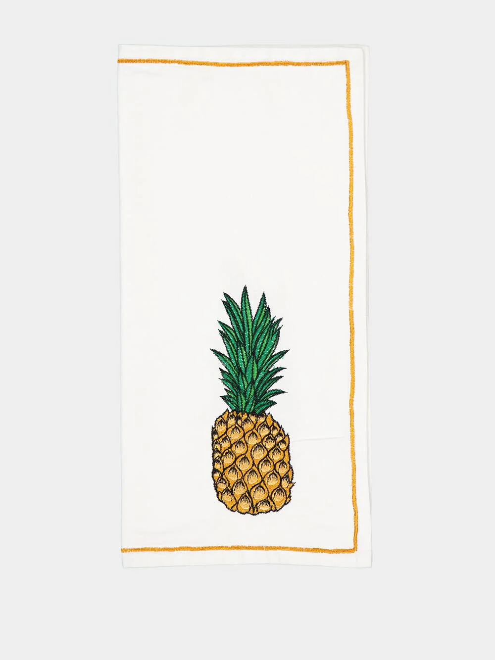 Embroidered Pineapple Napkin