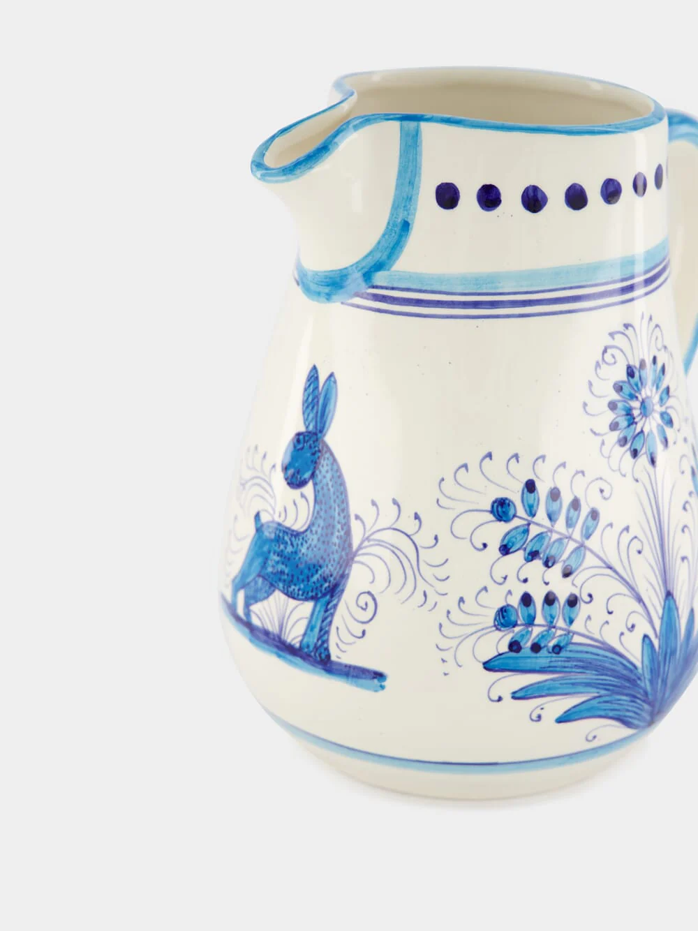 Hand-Painted Ceramic Jug - Image 4