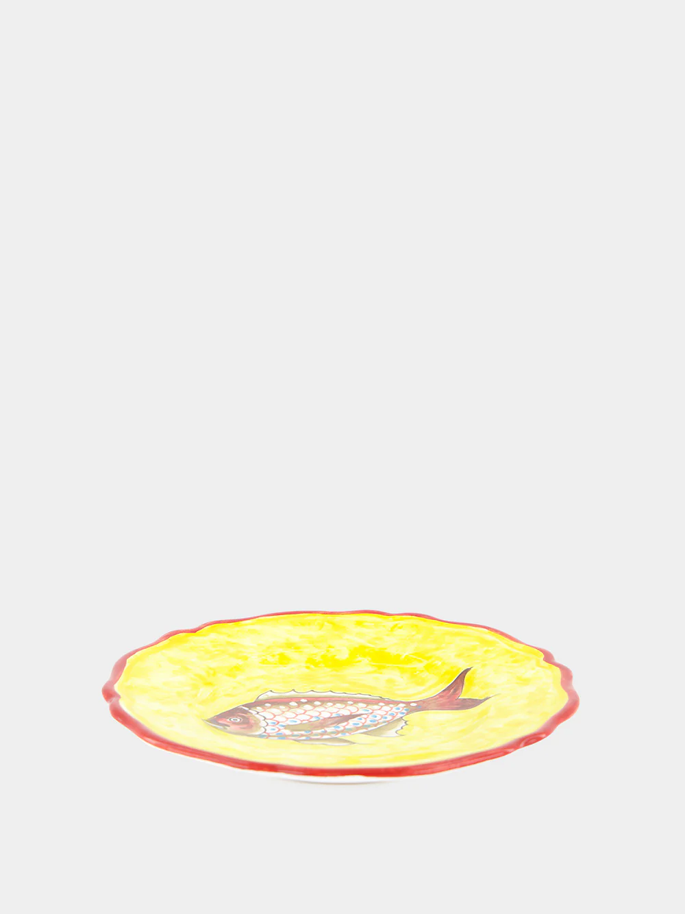 Handpainted Fish Dessert Plate - Image 2