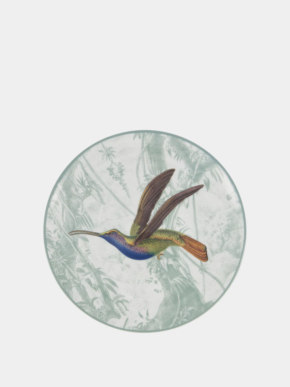 La Menagerie Ottomane Hummingbird Dessert plate