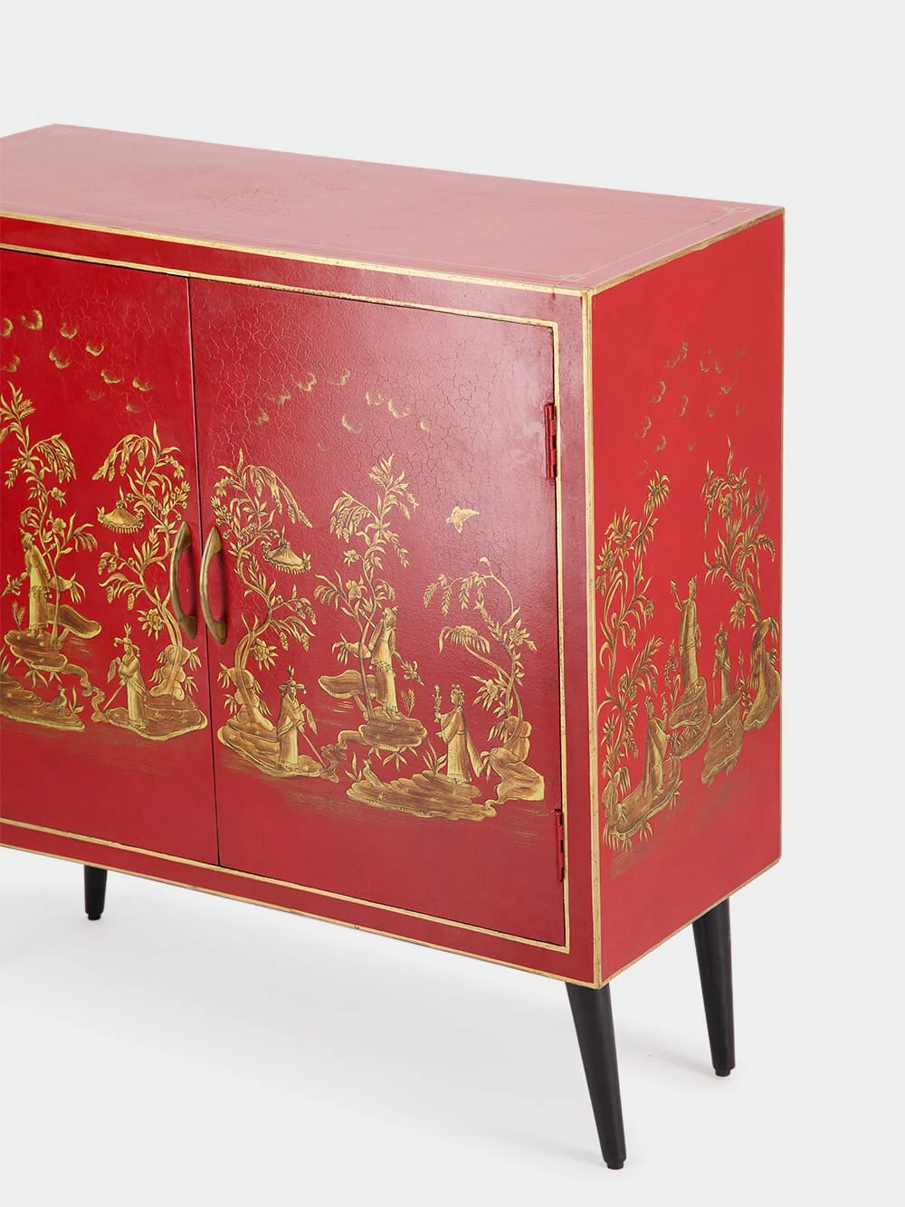 Red Bamboo Cabinet - Image 4