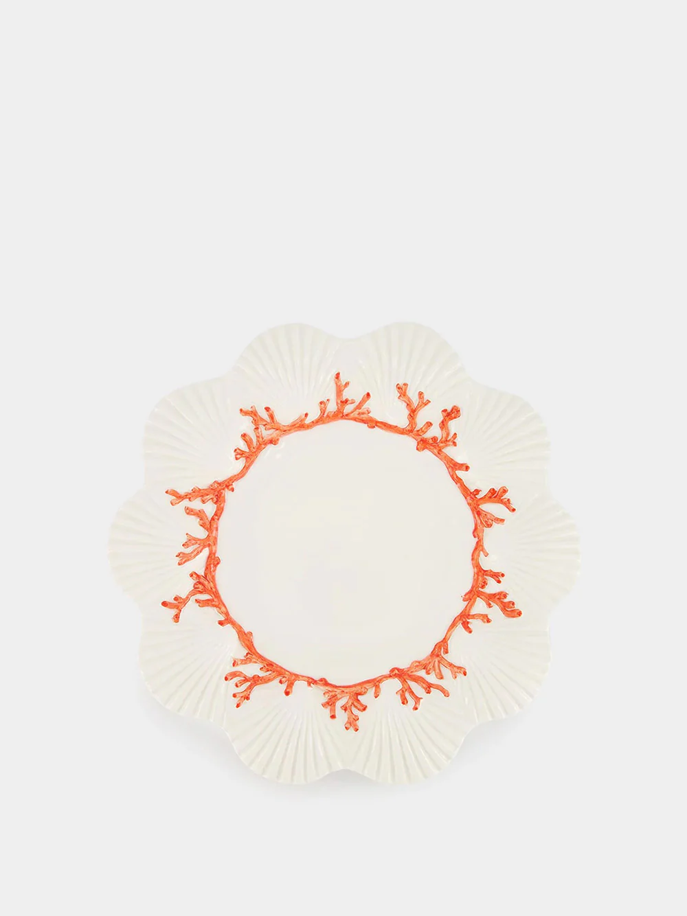 Saint Jacques Coral Dessert Plate