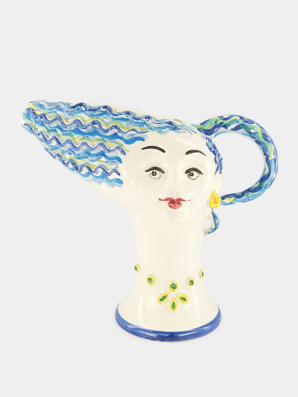 Sicilian Ceramic Head Vase