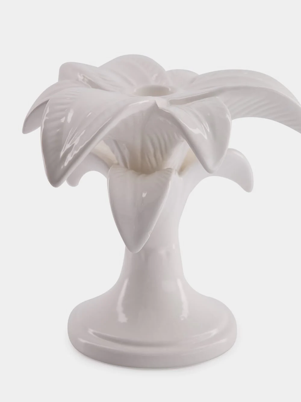 Small Sugar Cane Ceramic Candleholder - Image 3