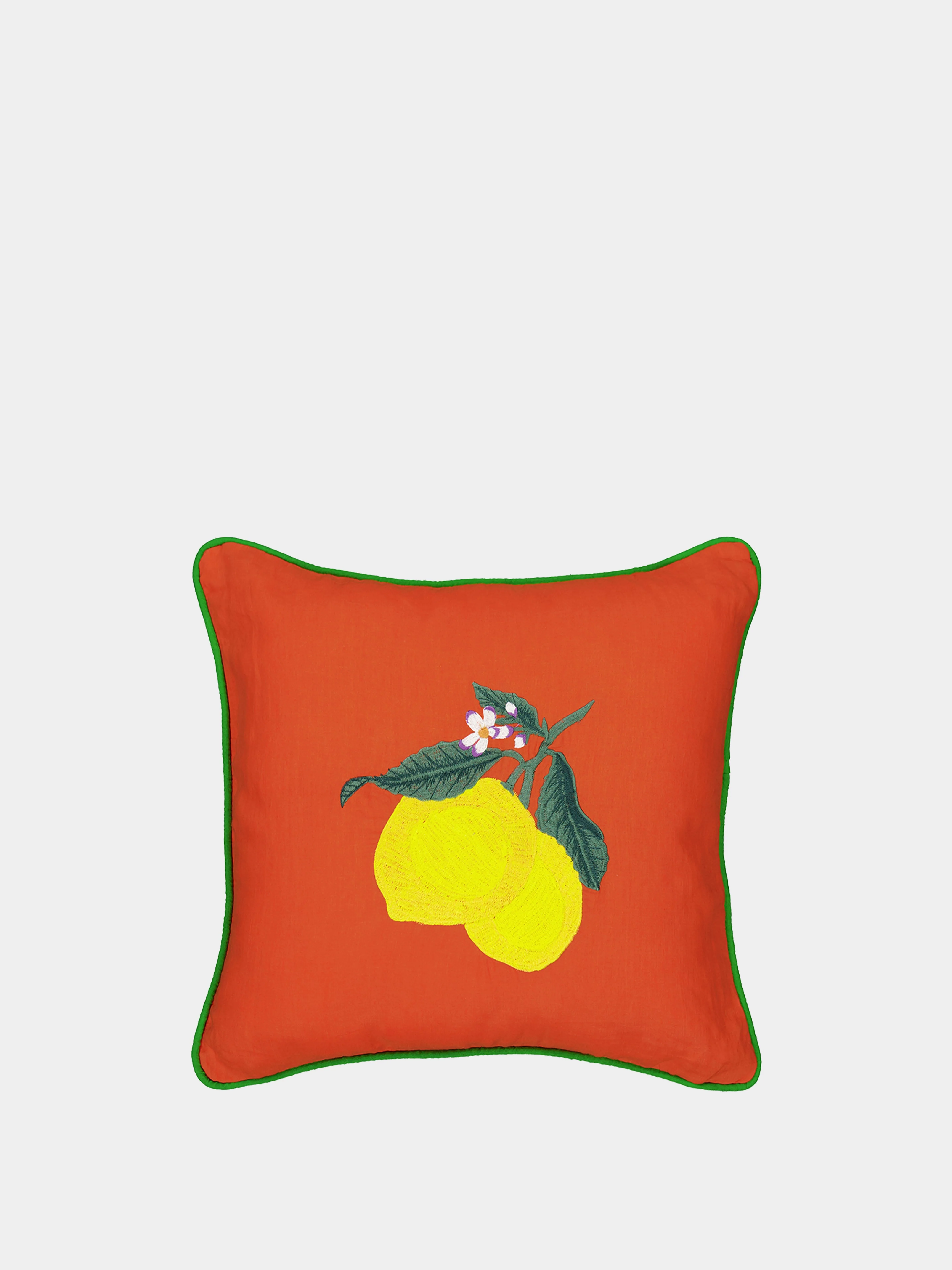 Tropical Lemons Cushion