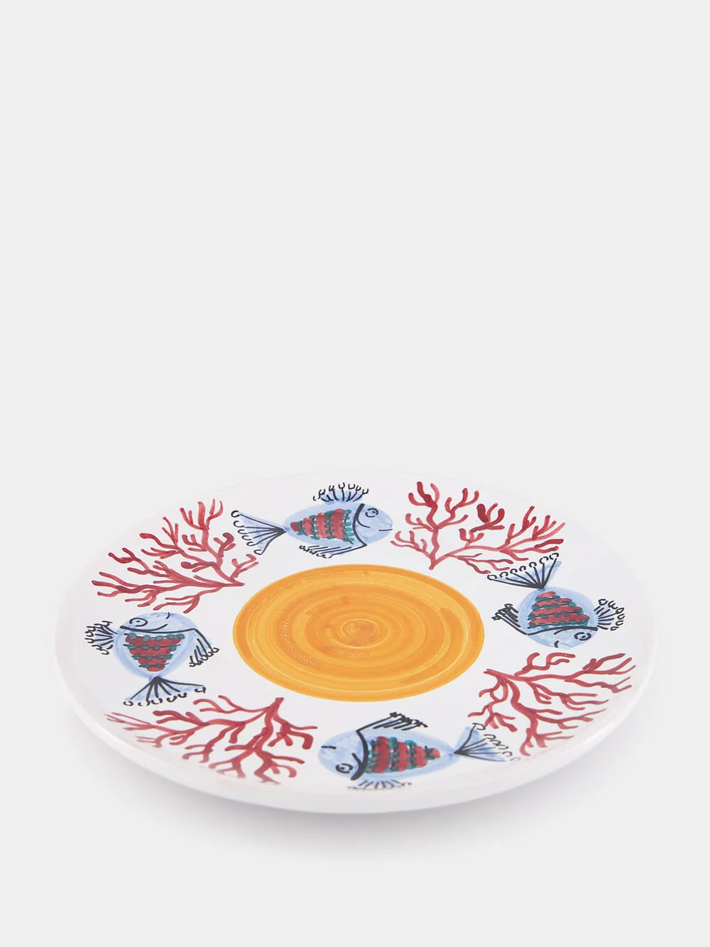 Yellow Sicily Handpainted Dinner Plate - Image 2