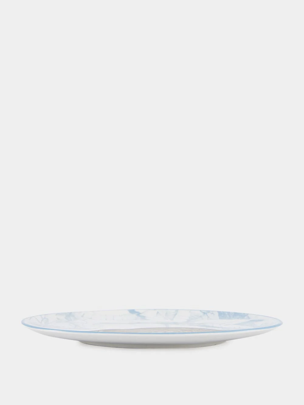 La Menagerie Ottomane Leopard Dinner Plate in Blue - Image 3