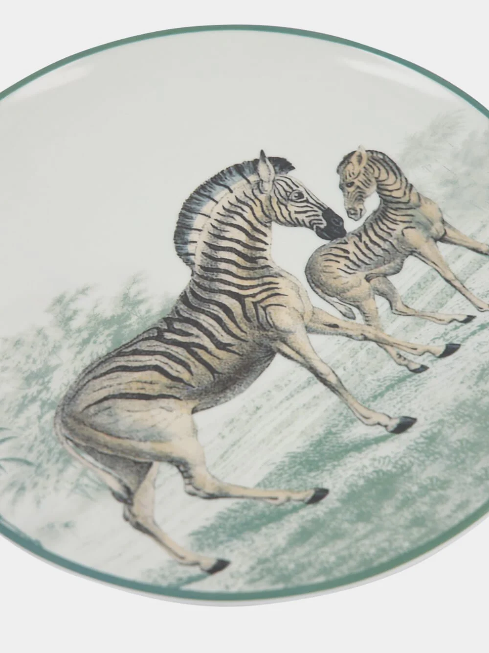 La Menagerie Ottomane Zebra dinner plate - Image 3