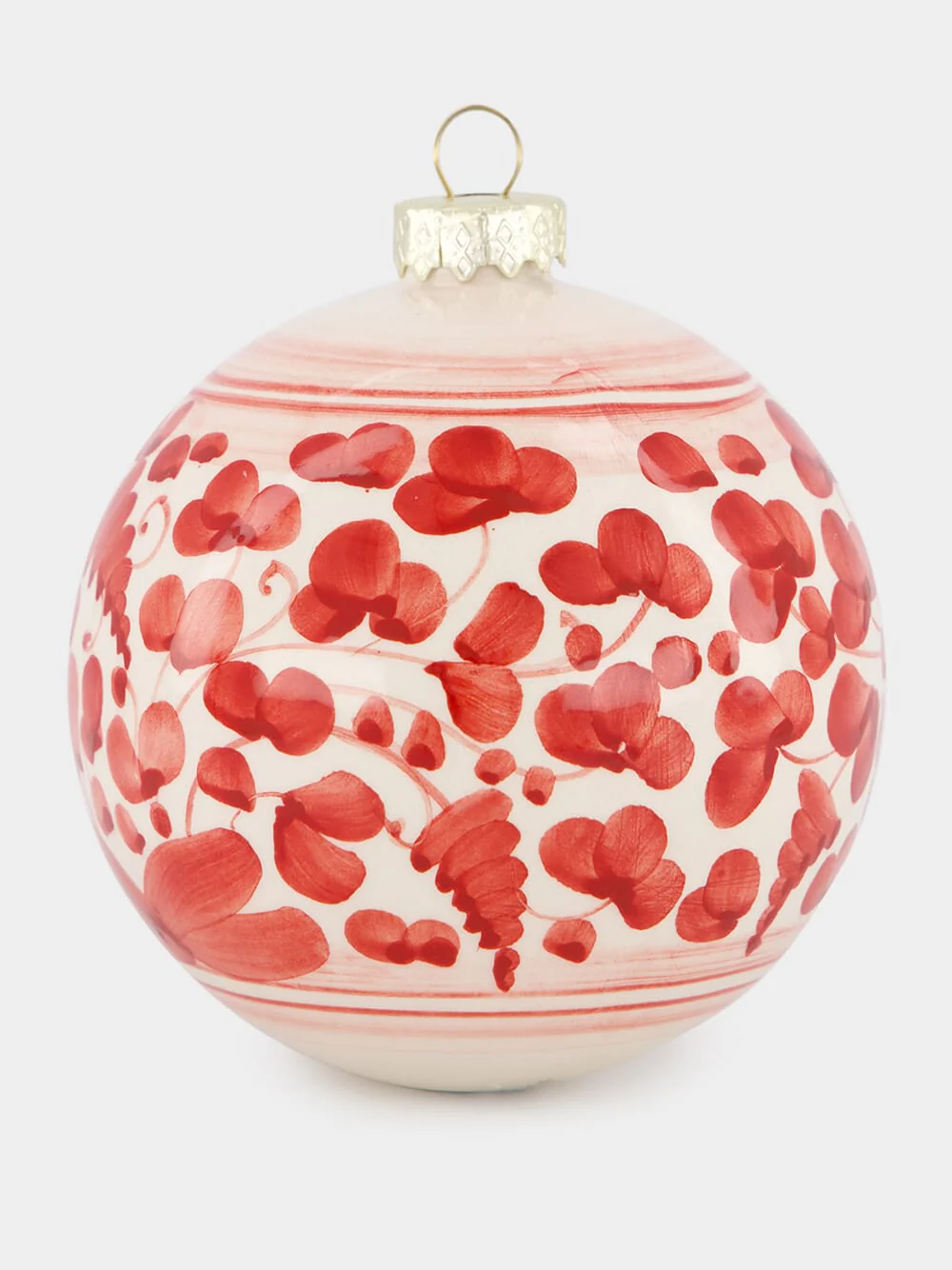 Handpainted Red 10m Christmas Ball
