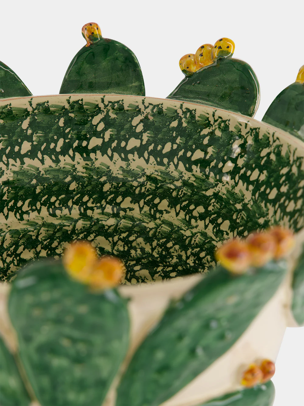 Sicilian Summer Hand-Painted Salad Bowl - Image 5