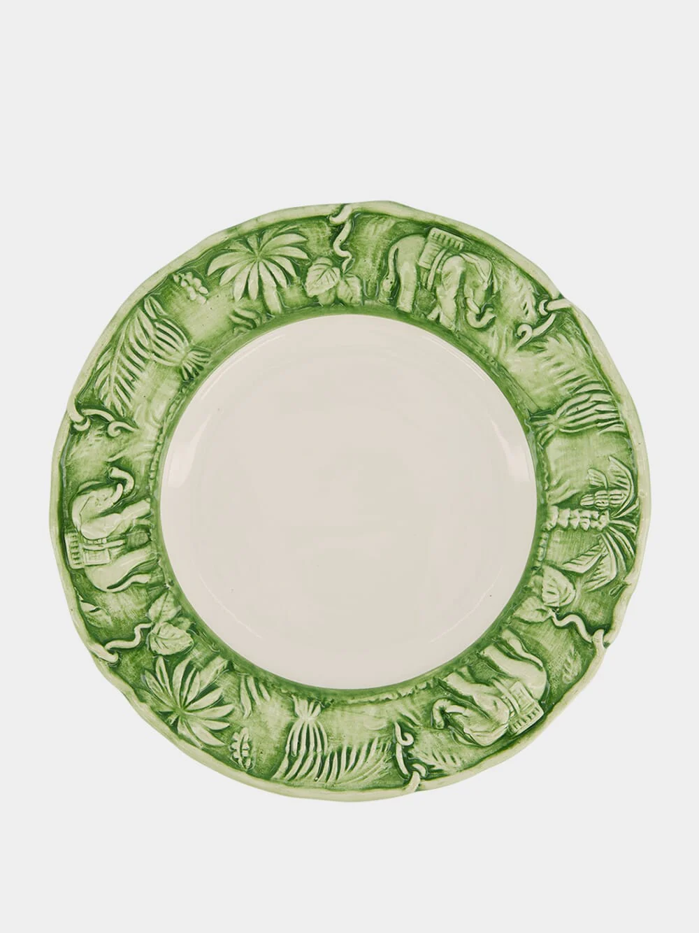 Handpainted Jungle Dinner Plate
