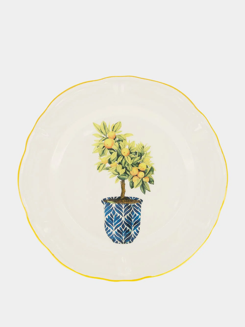 Lemon Topiary Dinner Plate