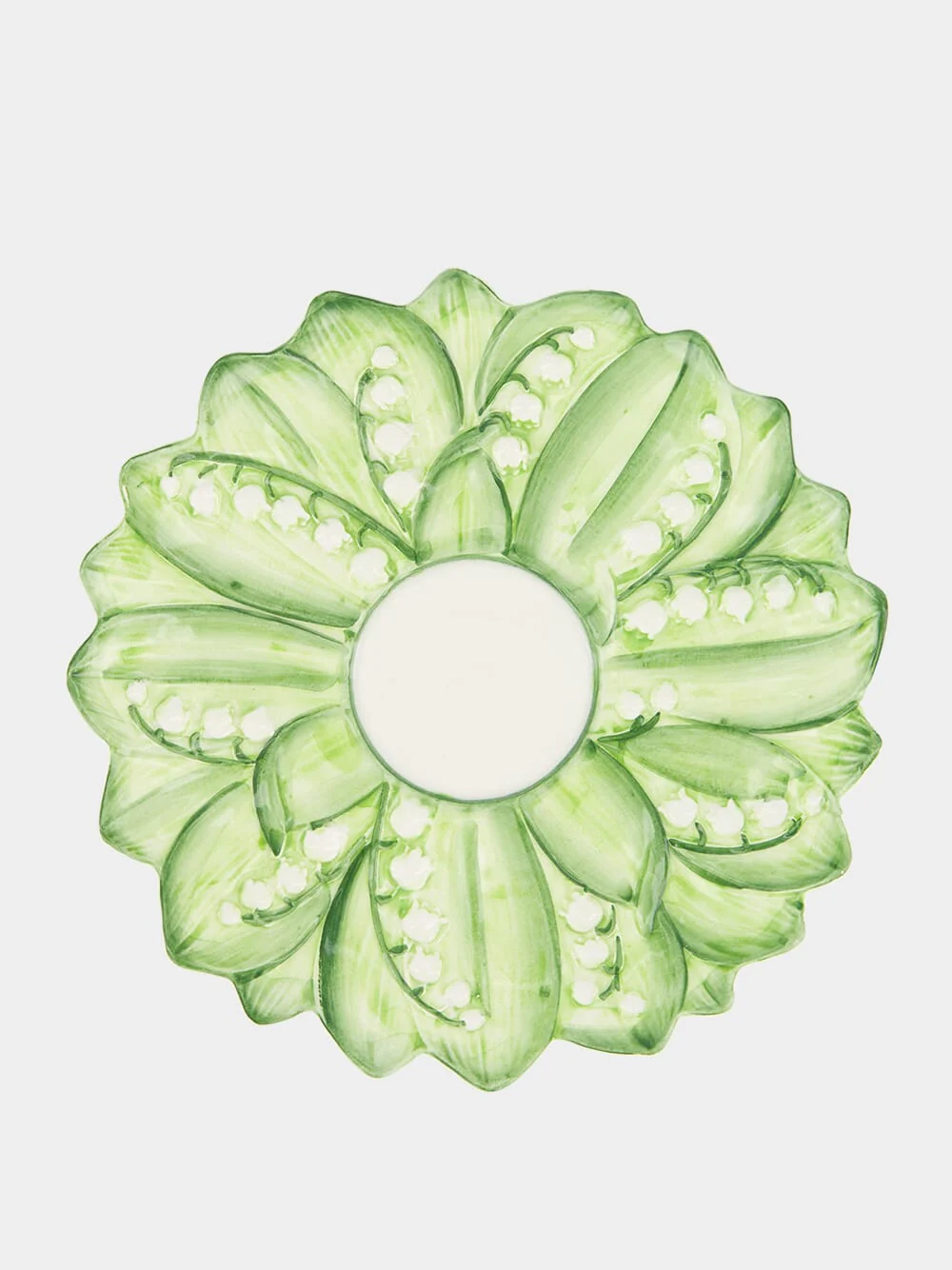 Lily Of The Valley Ceramic Teacup and Saucer - Image 3
