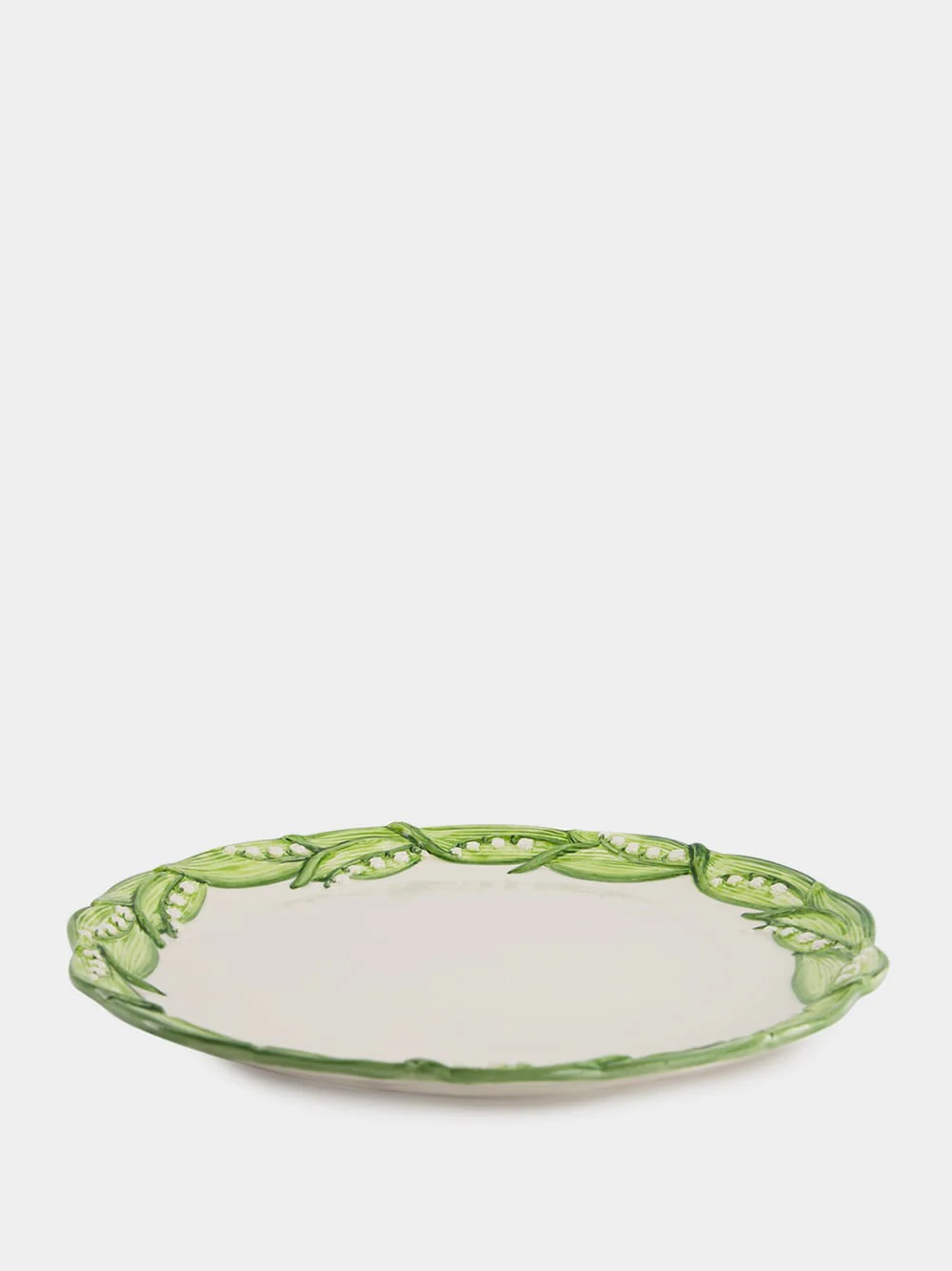 Lily Valley Ceramic Charger Plate - Image 2