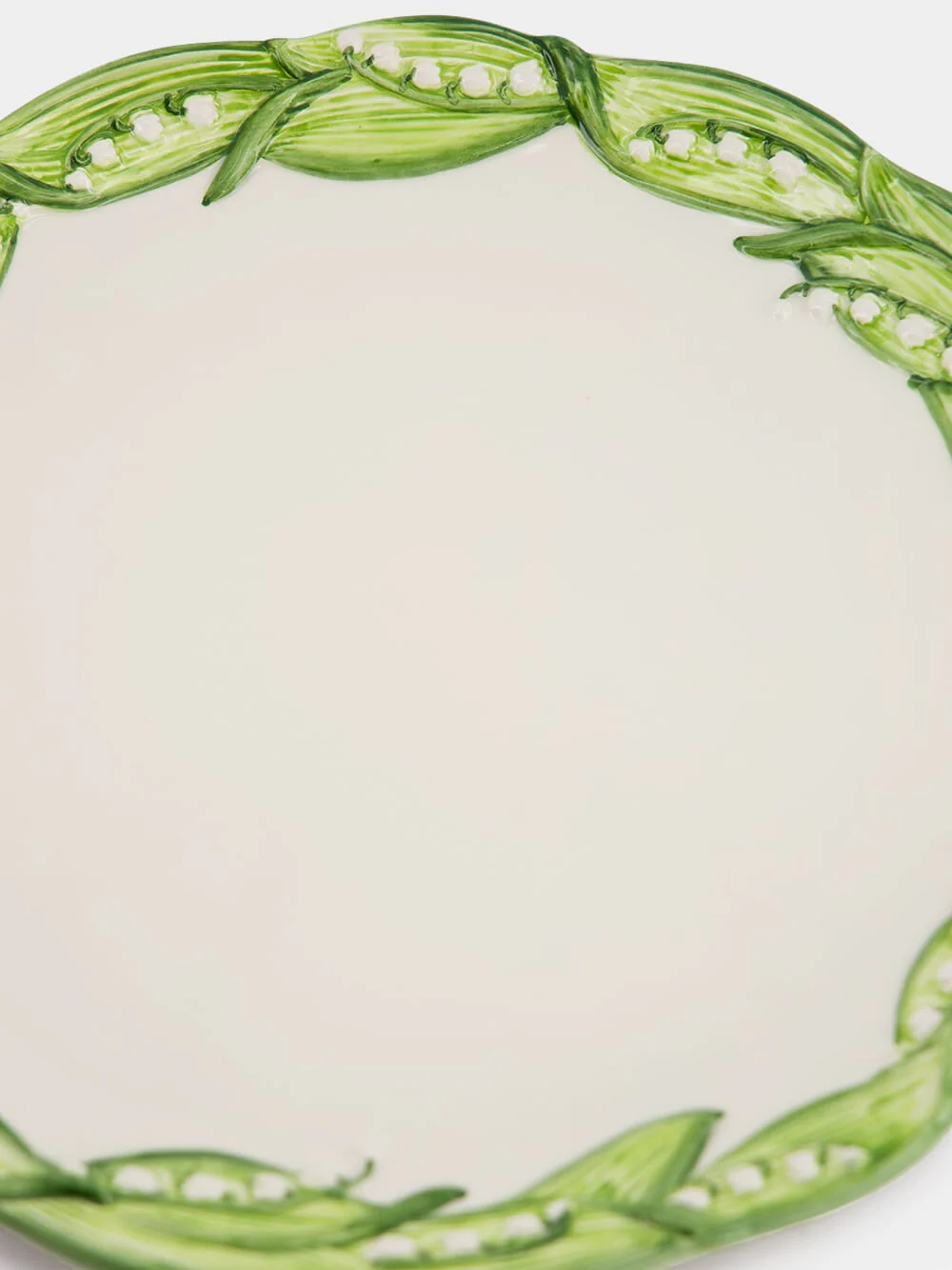 Lily Valley Ceramic Charger Plate - Image 4