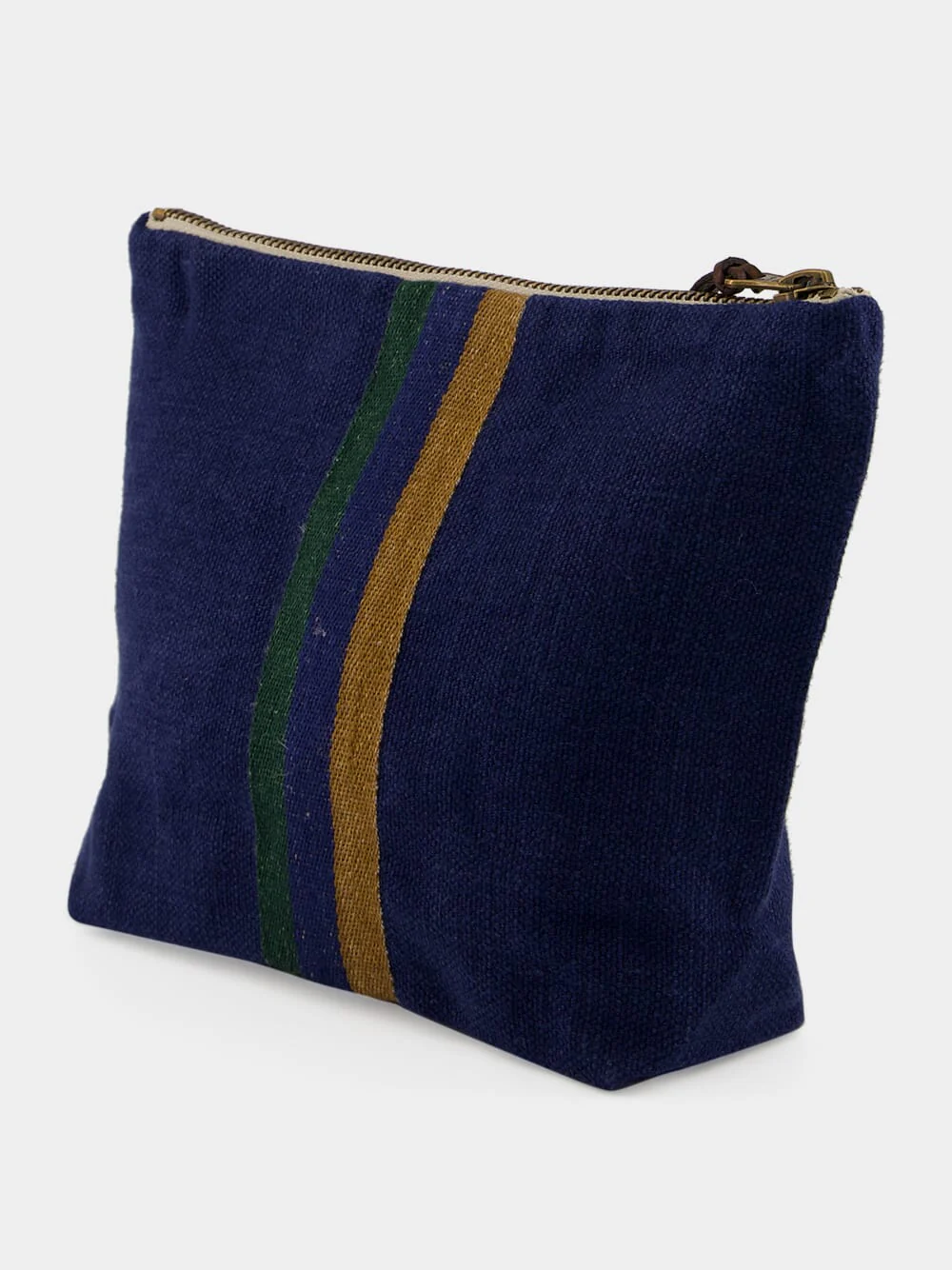 Blue and Green Linen Pouch Etui - Image 4