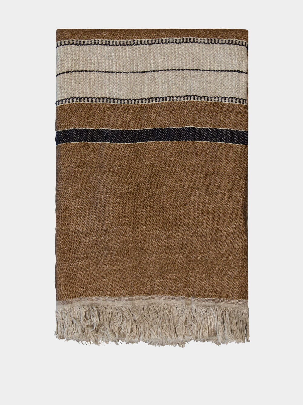 Burges Stripe Linen Fouta Towel