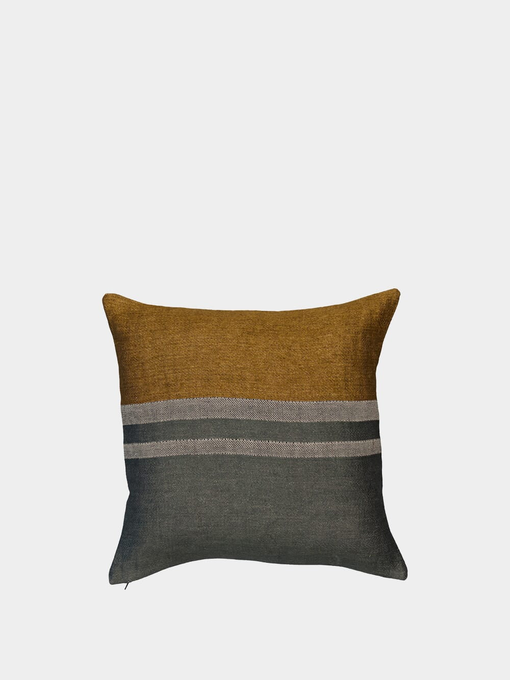 Belgian Linen Striped Cushion Cover - Image 2