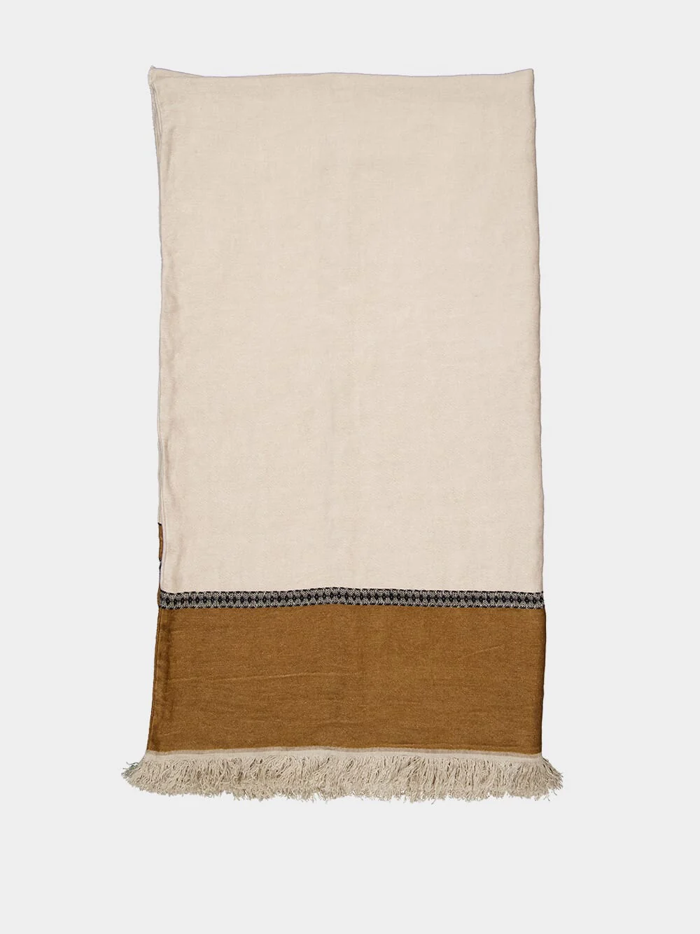 Linen Duvet Cover with Fringe Detail