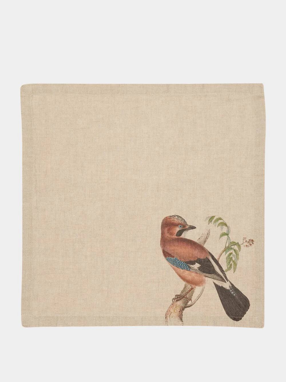 Woodland Birds Linen Napkins Set of 6 - Image 3