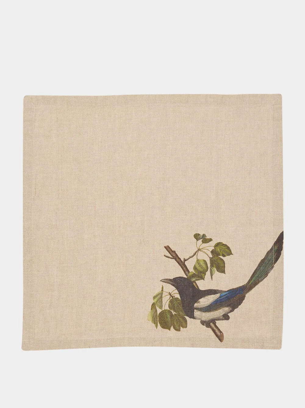 Woodland Birds Linen Napkins Set of 6 - Image 4