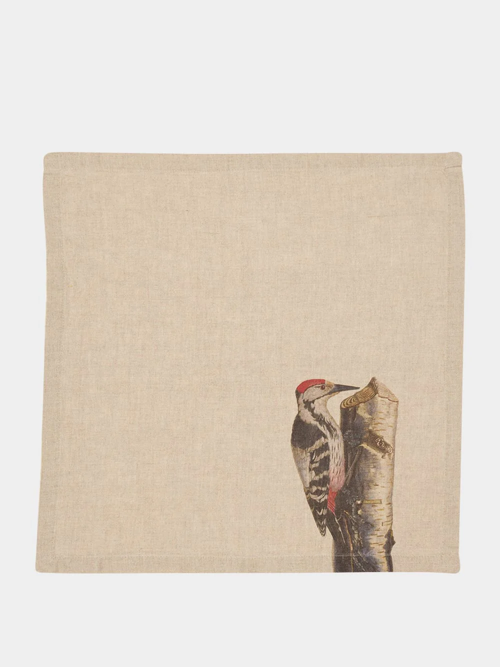 Woodland Birds Linen Napkins Set of 6 - Image 5