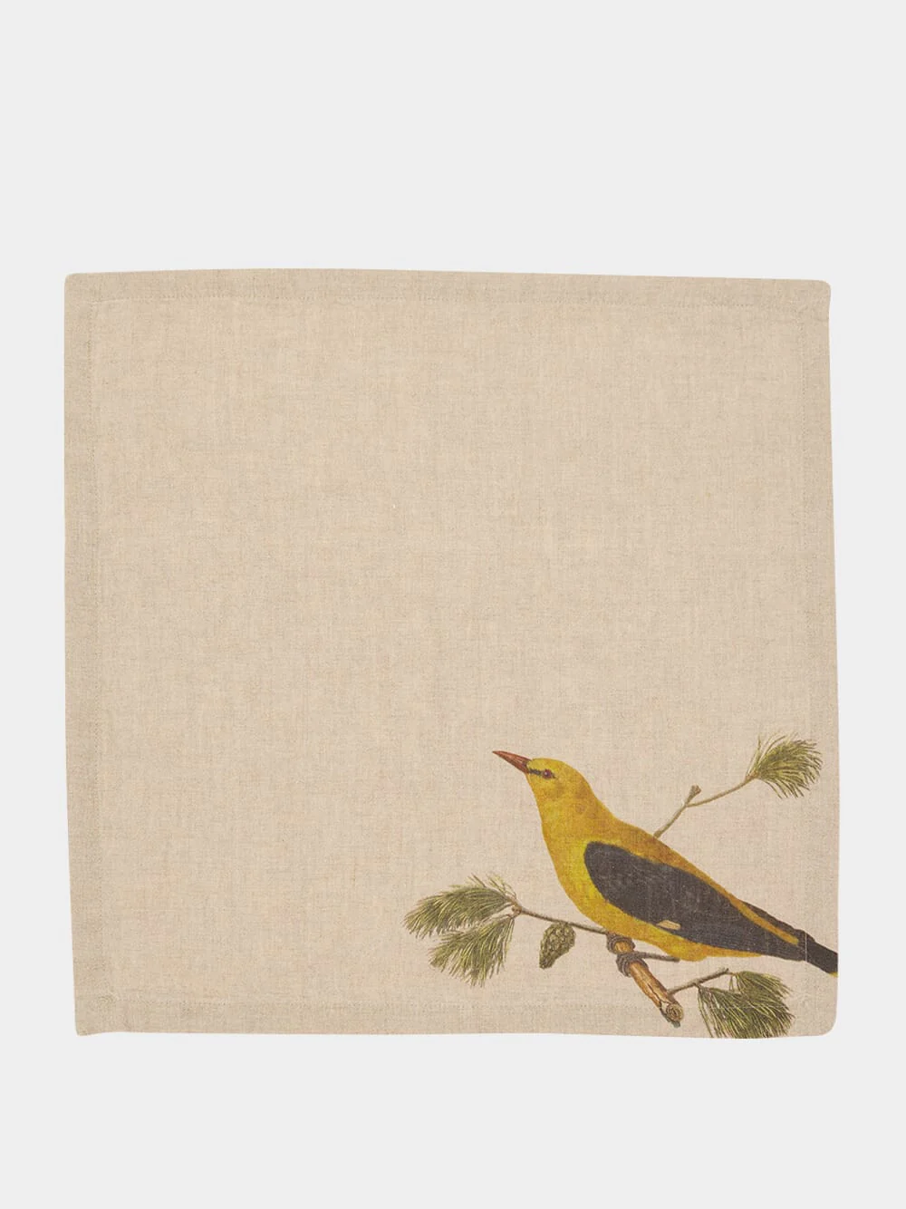 Woodland Birds Linen Napkins Set of 6 - Image 6
