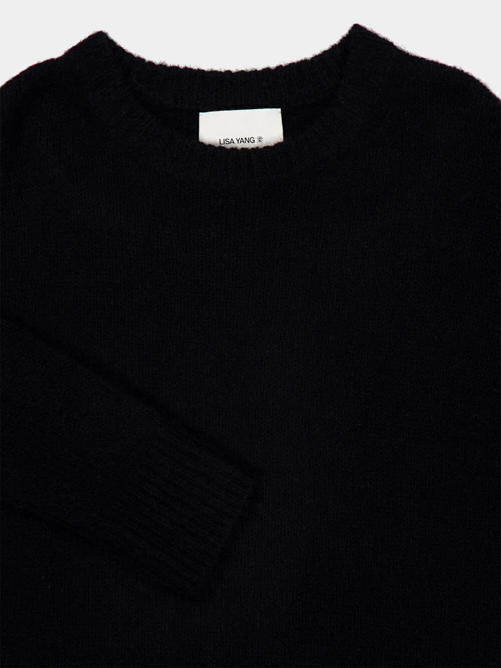 Black Lova Silk Cashmere Sweater - Image 3