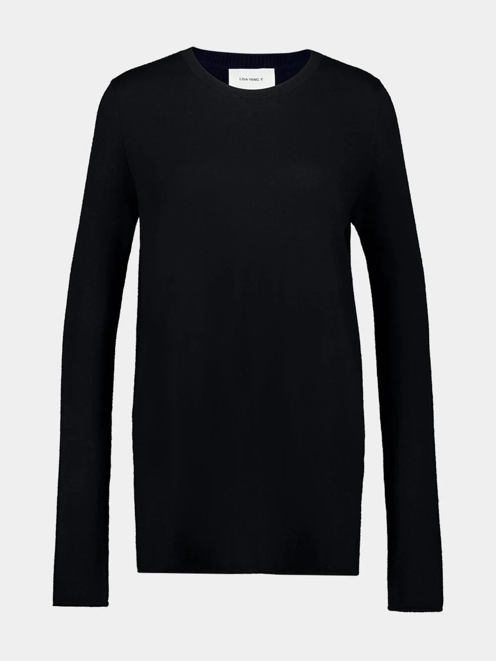 Black Maurie Cotton Cashmere Sweater