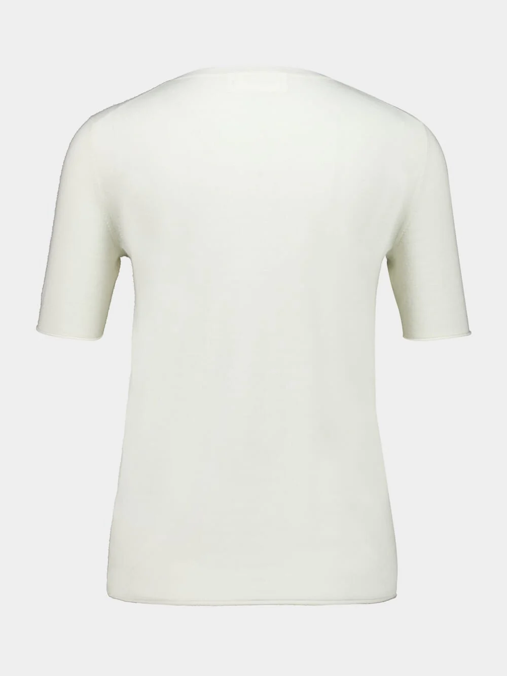 Cream Ari Cashmere T-Shirt - Image 2
