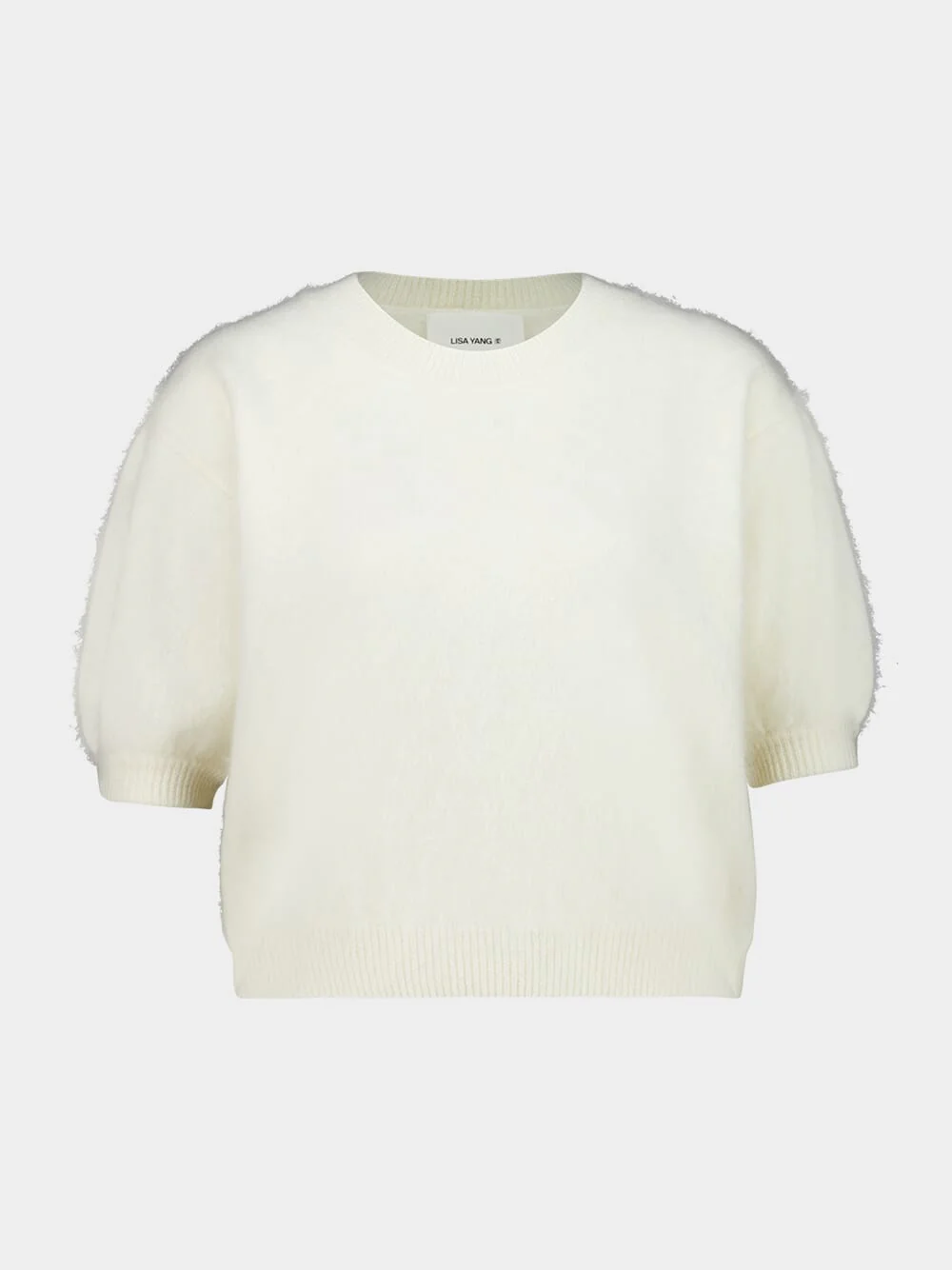 Cream Juniper Brushed Cashmere Sweater - Image 2