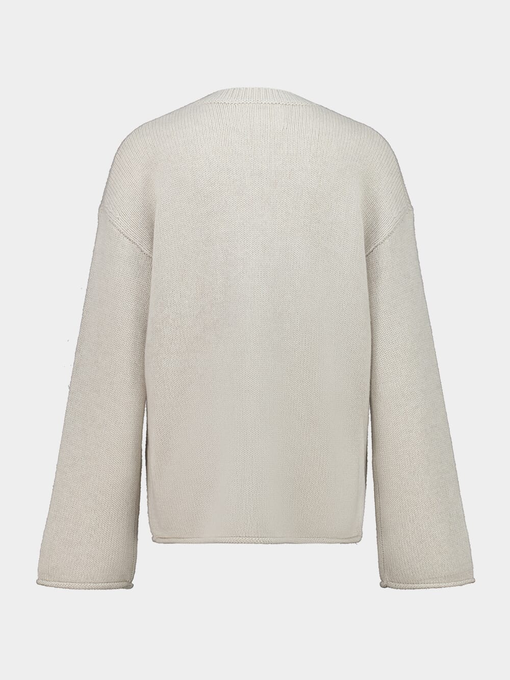 Light Beige Kristy Cashmere Sweater - Image 2