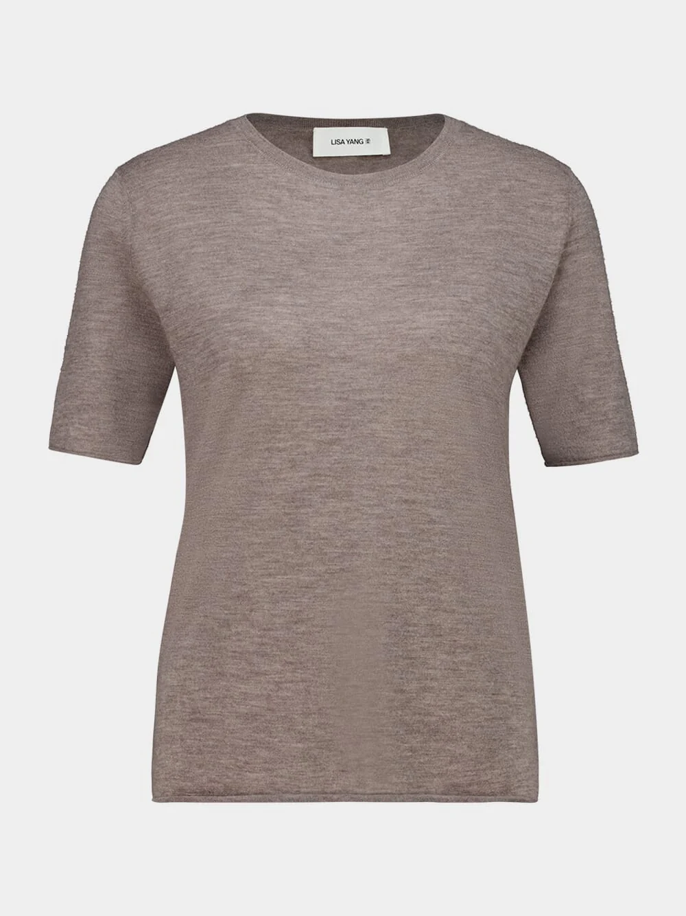 Light Brown Ari Cashmere T-Shirt